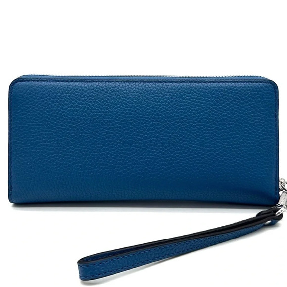 Michael Kors Large Continental Wallet Wristlet Teal (NWT) - Picture 5 of 9